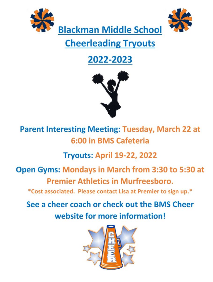 BMS Basketball Cheer (@bms_bb_cheer) on Twitter photo Spread the wordβ¦2022-2023 Cheer Tryouts are quickly approaching!! ππ§‘π₯π£ #weareblackman #goflames <a href="/Doctor_ACM/">πΈππͺ βπ ππππππͺ-πππ£πππ</a> Spread the wordβ¦2022-2023 Cheer Tryouts are quickly approaching!! ππ§‘π₯π£ #weareblackman #goflames <a href="/Doctor_ACM/">πΈππͺ βπ ππππππͺ-πππ£πππ</a>