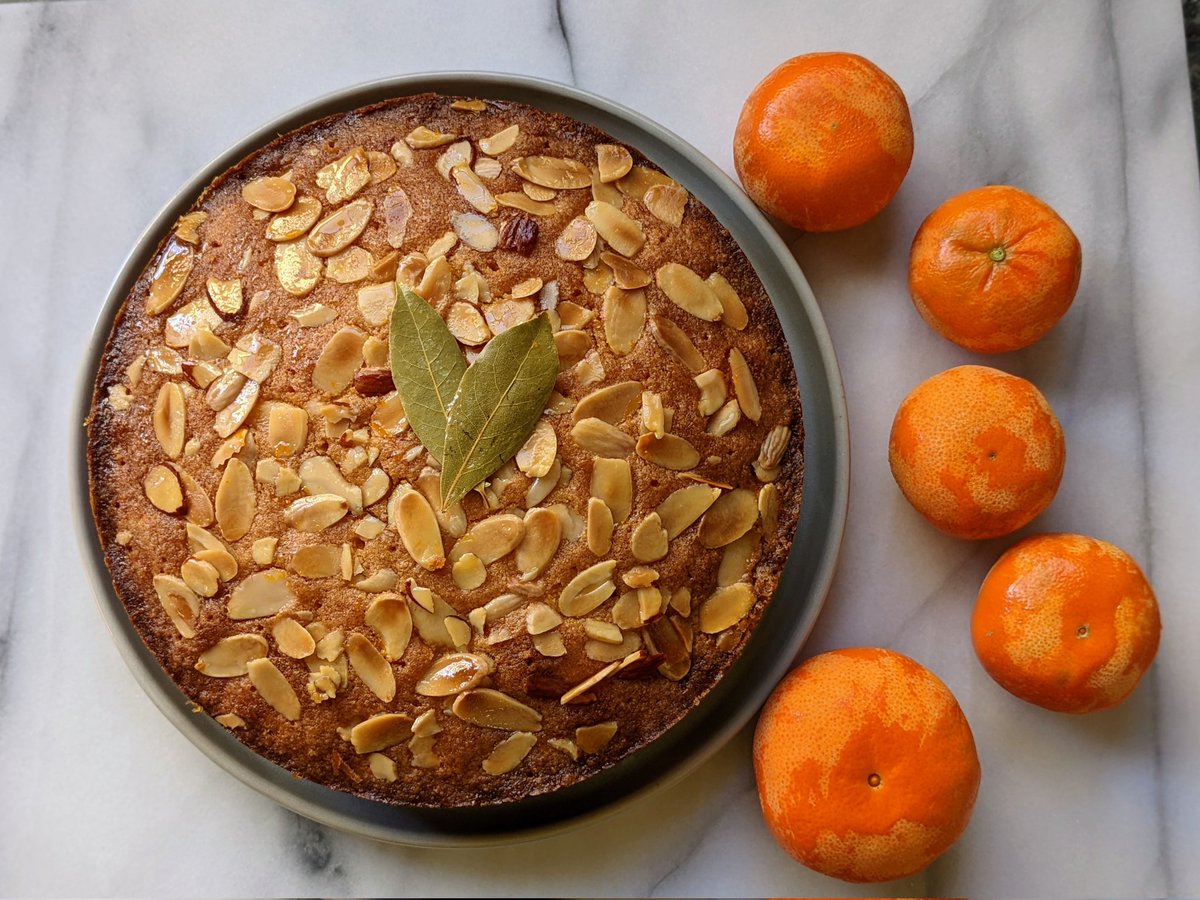 primopezzo's tweet image. Led Zeppelin's Tangerine + @177MilkStreet's Almond Tangerine Cake with Bay-Infused Syrup 🚀