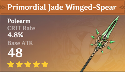 Jamar_Bar's tweet photo. @kvliiis Jade spear cause its the only good 5* weapon of the two that i have😭 https://t.co/5M0fEm7qjP