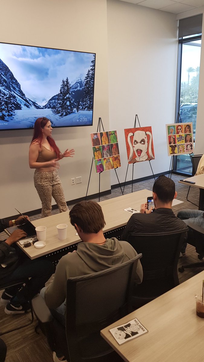 LasVegasNFT's tweet photo. Yes! Las Vegas is the NFT hub of the world.
Thank you @NativResearch for hosting another great tech talk
Speakers: @FullM3talMag @iamleeaux 
I spy that LVNFT hoodie! https://t.co/vuYj6AXror
