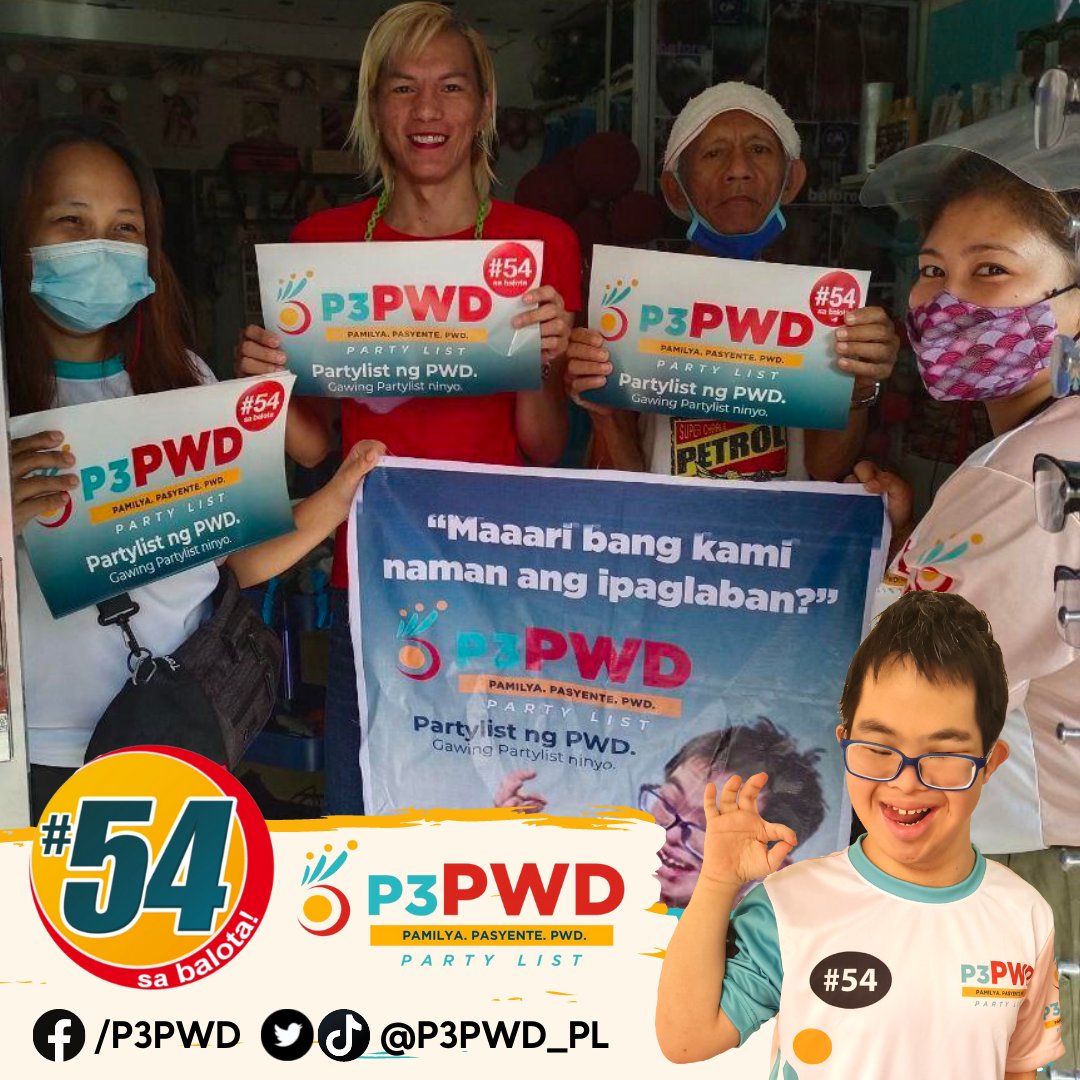 P3PWD Party List tweet media