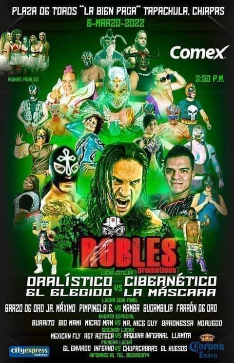 HalconLucha's tweet photo. Plaza de Toros la Bien Paga Tapachula Chiapas 6 de Marzo 2022 solo Robles Promotions lo hace posible #𝐓𝐨𝐝𝐨𝐬𝐒𝐨𝐦𝐨𝐬𝐇𝐚𝐥𝐜𝐨𝐧𝐋𝐮𝐜𝐡𝐚𝐋𝐢𝐛𝐫𝐞 https://t.co/S5KL26v1iN