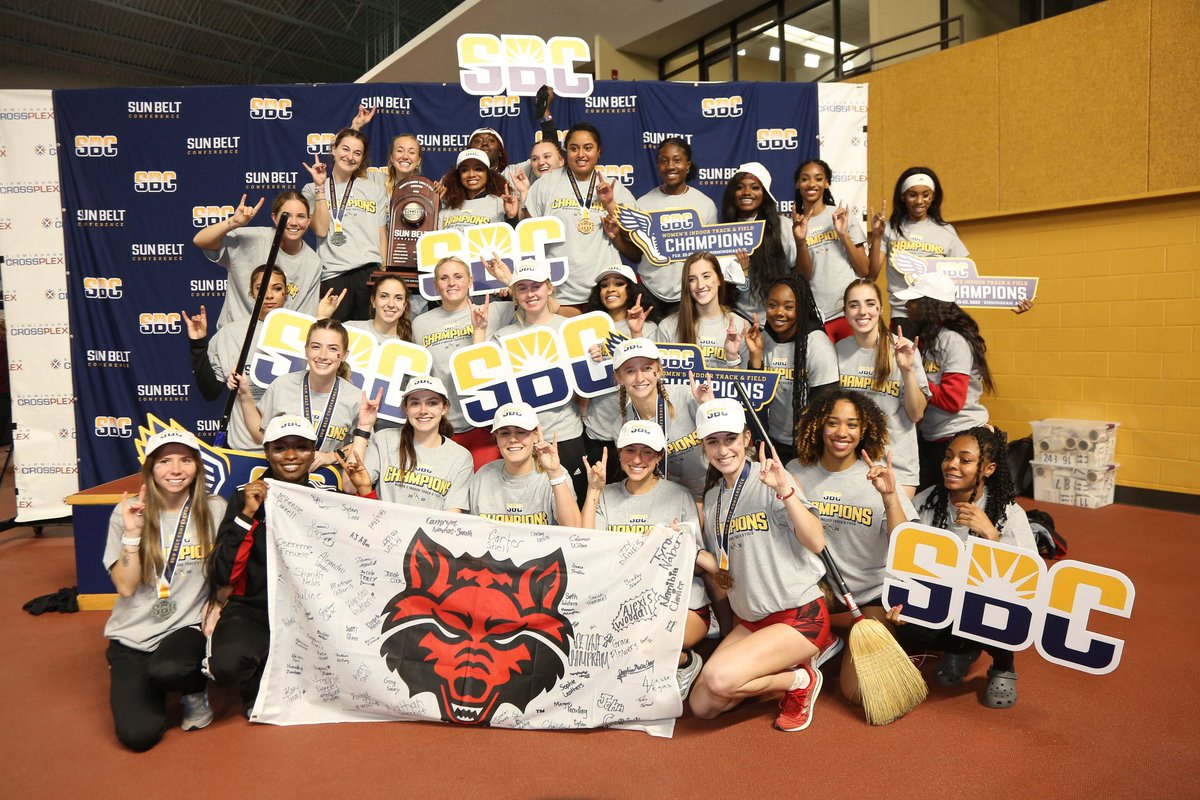 kdamp's tweet photo. Another sweep for Womenβs and Mens @ASTATETRACK (this time, the indoors variety). We are so blessed by Coach Patchell, his coaches, and his student-athletes, who set the bar for all of us. Congrats, team! Back-to-back-to-back!
#ThreeSweep!π§Ήππ
β€οΈπΊπ https://t.co/oShmgz2k3T