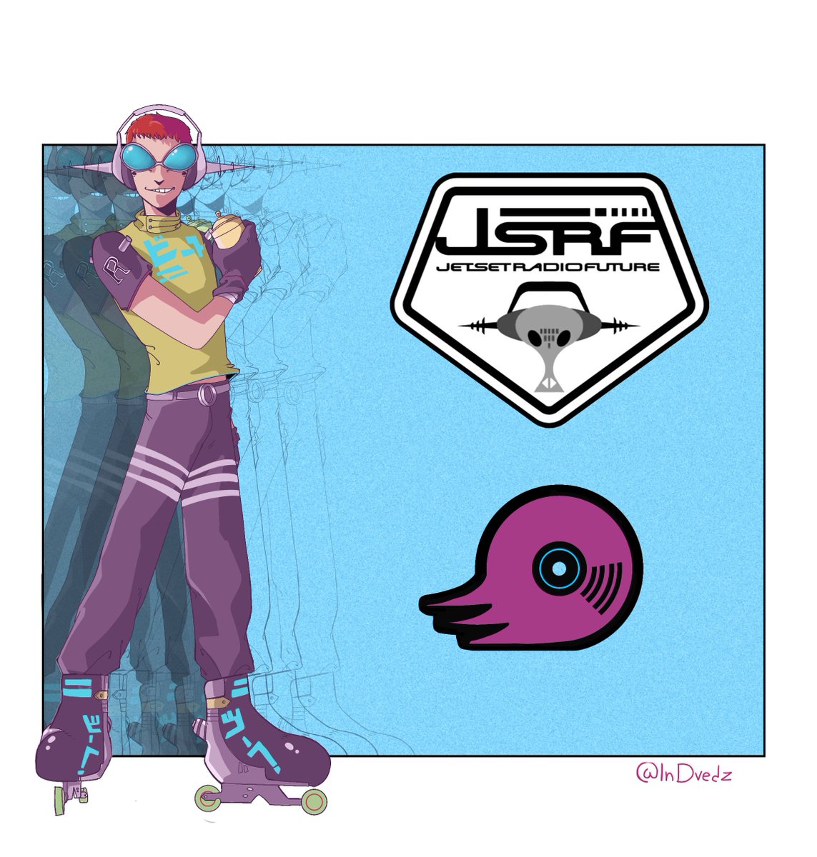 InDvedz's tweet photo. #JSRF20th #JetSetRadio #JetSetRadioFuture #JSRF #jsrbeat https://t.co/qwnFwSjsiD