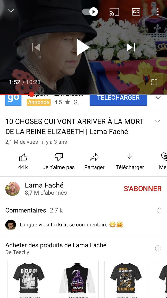 PrismBene's tweet photo. Moi a 2h du matin regardant cette vidéo après vu les tweets sur Elizabeth II #ElizabethII https://t.co/YPtq7lJo9R