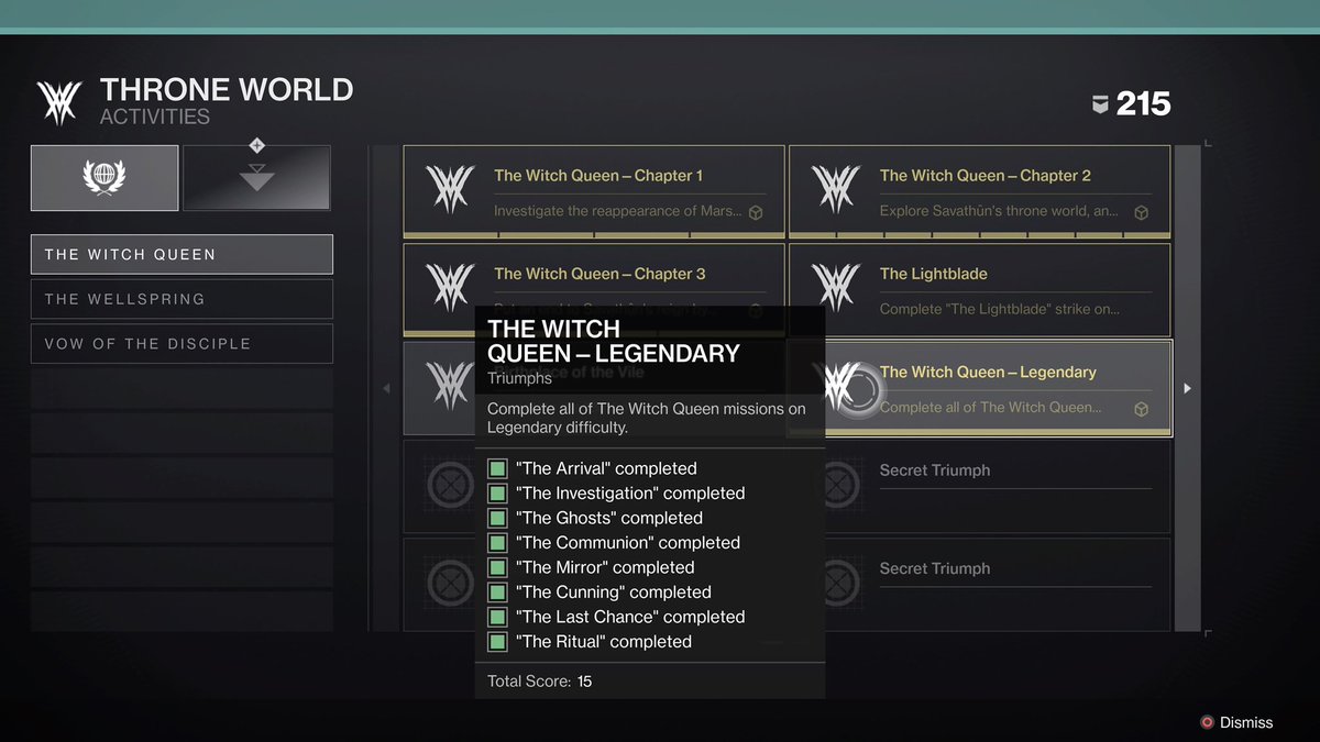 ziklic's tweet image. #TheWitchQueenLegendary  

Thank you for campaing!😊

zikIic#2557
bungie.net/en/Profile/254…