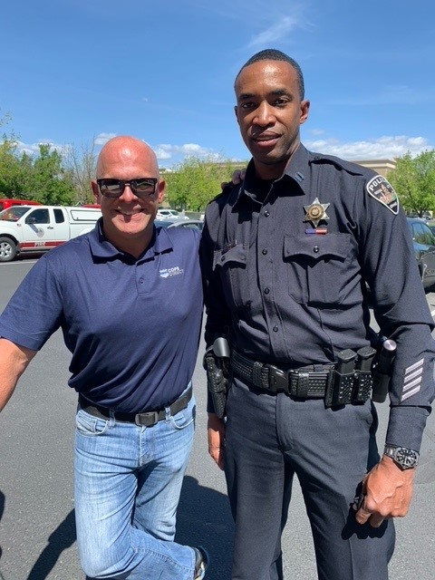 TacticalMedical's tweet photo. There's nothing like being able to give back to those who serve us daily! Aaron with Cops Direct had the opportunity to make his donation delivery in person to the Boise PD!

#tacmed #copsdirect #donation #serve #protect #police #PD #medical https://t.co/92XhGC9Nh0