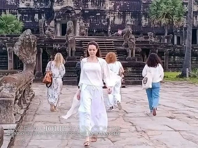 Louis Vuitton Core Values Campaign - Angelina Jolie - Cambodia