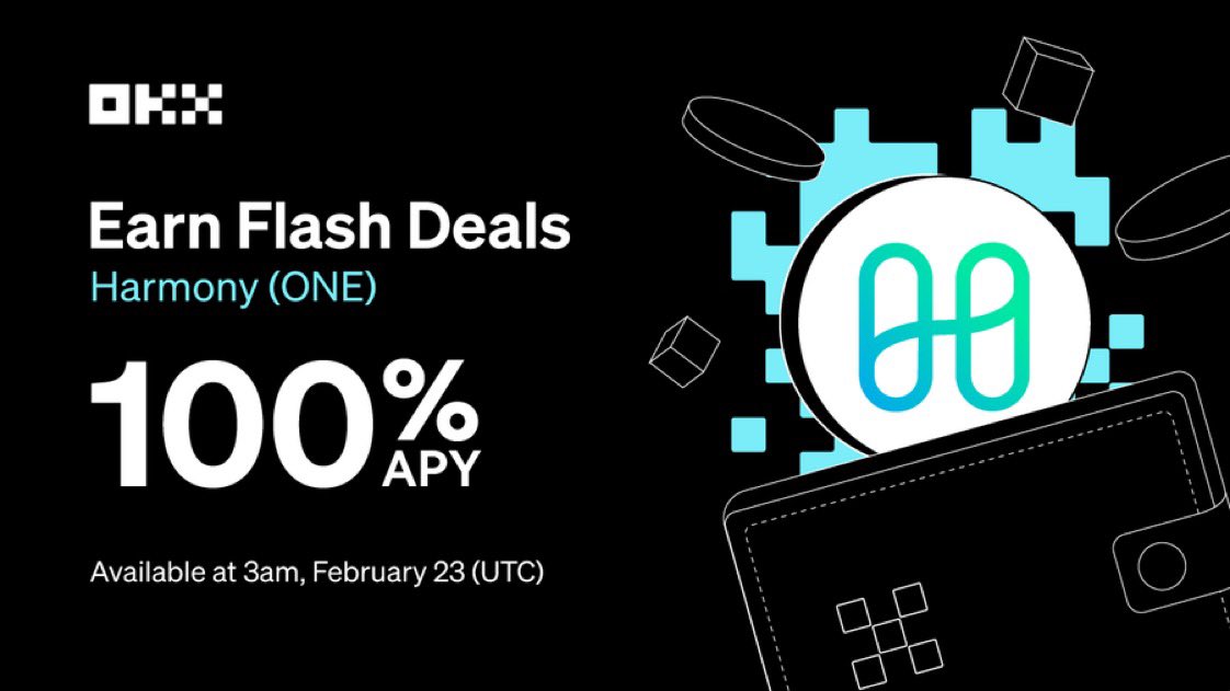 kratos_harmony's tweet photo. .@okx, a TOP 20 cryptocurrency exchange, is going to launch $ONE Staking &amp; the 33rd round of Flash Deals on FEB 23, 2022, 3a UTC 🚀 https://t.co/UpAWbs1wt9 #HarmonyONE #bullish #Crypto #Binance  @binance @HuobiGlobal @kucoincom @coinbase #Coinbase @cryptocom https://t.co/PI8cwf3p7A