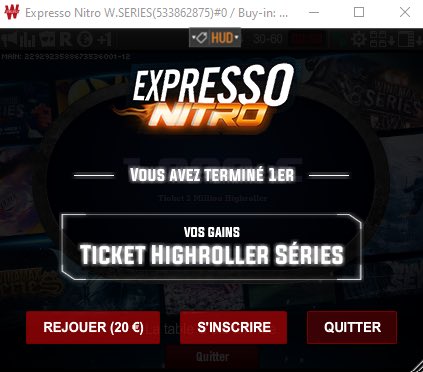 1flip_2win's tweet photo. Toujours le même qui nous qualifie pour le stade 2 du #king5 sur @Winamax : merci papa 🤣😘 en bonus un joli ticket pour le #highroller des prochaines #winaseries! Et pour finir encore une win d’un membre @PokerSkillsFR sur un monster stack! 💪🏆🎉 https://t.co/Cettxn4Yay