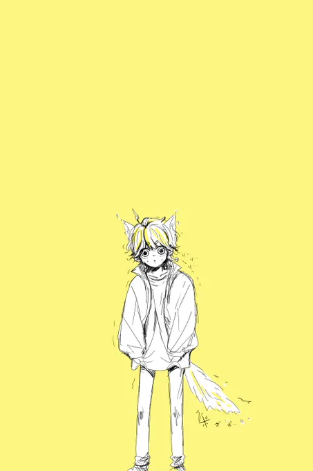 猫の日を過ぎてしまって怯える虎です