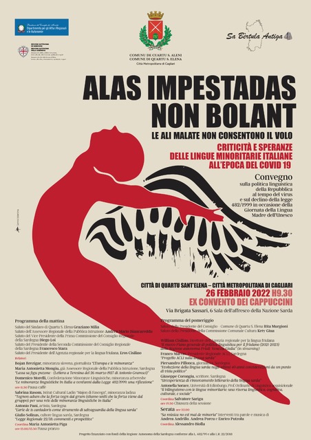 BilingualItali1's tweet photo. Alas impestadas non bolant. Sick wings do not fly, a debate about minority languages with @AntoSorace (@BilingMatters) and @pepecorongiu. Please share! @CALEC_ORG #Minoritylanguages @ffaddany https://t.co/wmsSYHzUpB