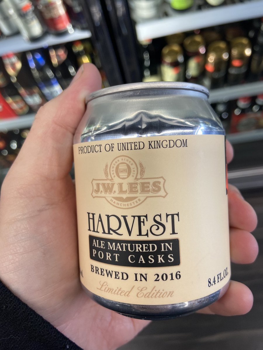 As much as we’ll miss <a href="/JWLeesBrewery/">JW Lees</a> #nips bottles, we love these #nips cans!8.4 oz #portcask FTW