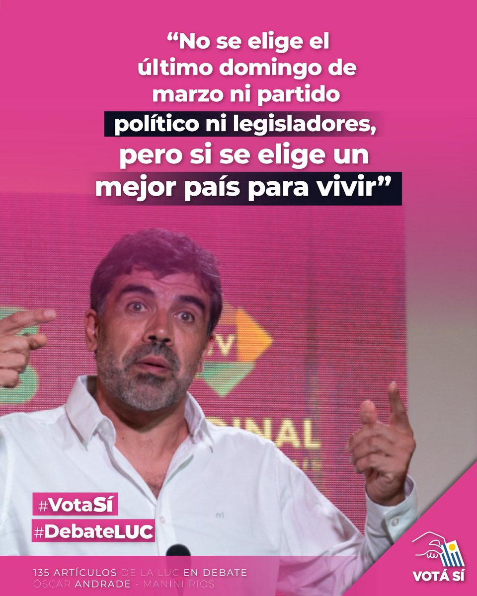 #VotaSi #DebateLUC