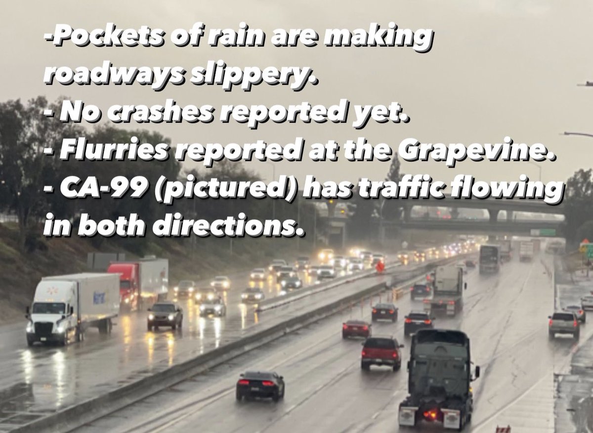 chrisgalenotv's tweet photo. We are on #StormWatch as #KernCounty gets hit with rain and snow.
Winter conditions will cause concern at the passes on #I5 & #CA58. Take precaution and prepare if headed in that direction. #CAwx
MORE: @KGETnews
What you need to know right now: https://t.co/ELg5bCa2F6