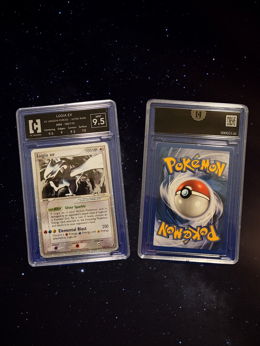 CollectablesLlc's tweet photo. 😍😍 Grail Lugia #lugia #pokemon #pokemontcg #hcgs #hcgrading https://t.co/bk4PUEXkni