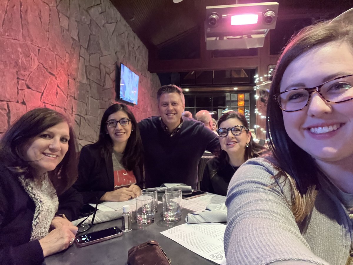 CFISDAbbie's tweet photo. Ending our day at #TSPRA22 with dinner at Cork &amp; Barrel! So thankful to be part of the @CyFairISD #CommSquad! 🎉 https://t.co/hn37C57cTA