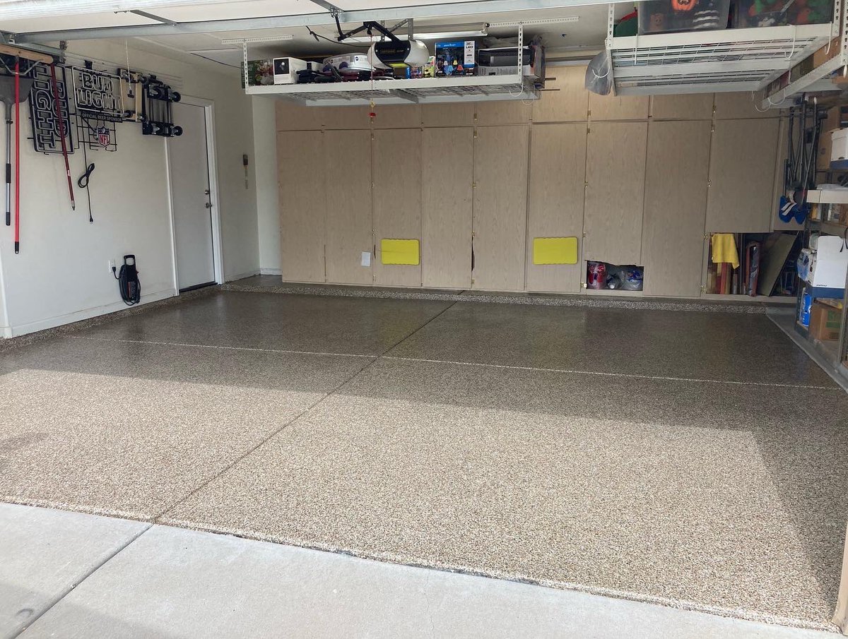SGSOLUTIONSAZ's tweet photo. Another beautiful floor in the books ! Transform your garage with signature garage today ! Call now now for a free estimate !
#garagemakeover 
#springcleaning 
#signaturegaragesolutions 
#garagegoals 
#azlocalbusiness 
#azrealestate 
#newhome 
#wannabuyahouse 
#moveinspecials https://t.co/js66BsDRTn