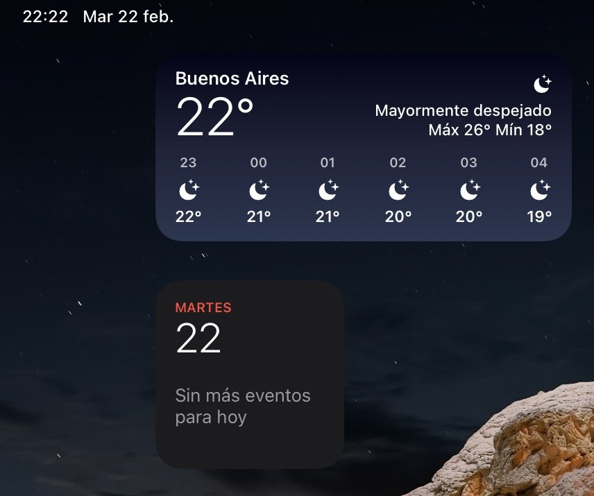Cayusss's tweet photo. Son las 22:22 del 22/2 del 2022 y hacen 22°. Qué? https://t.co/hgvMXplizZ