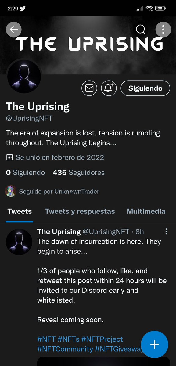 Imagine18457569's tweet photo. @UprisingNFT i would say im early🤔 https://t.co/ammFyFzNsM