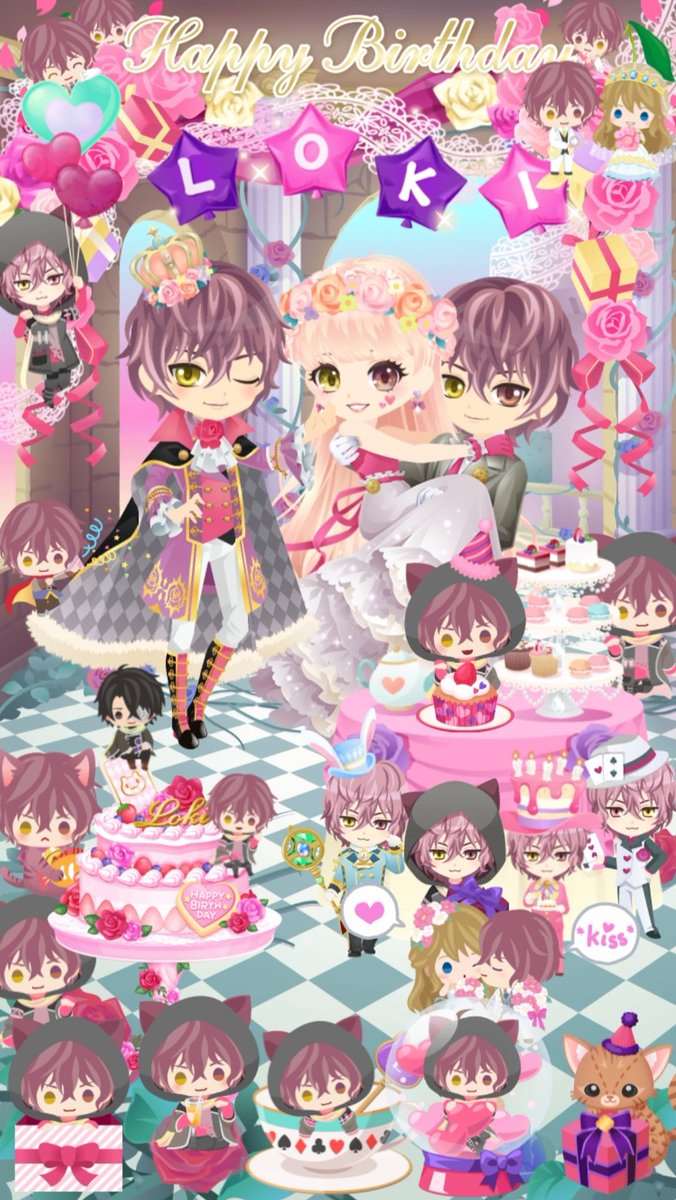 miss_milktea's tweet photo. happy birthday to my favorite cheshire cat~ ヽ(=^･ω･^=)丿💗💕

#ロキ誕生祭 #イケメン革命 #イケレボ #ロキジェネッタ #ロキ #lokigenetta #ikemenrevolution #ikemenkakumei #ikerev #イケメンシリーズ #イケシリ https://t.co/FWBBj7RItt