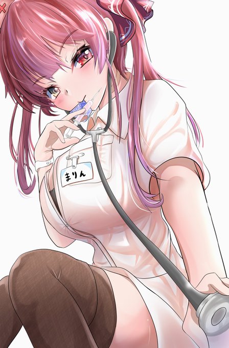 #マリンのお宝
「うっかりお尻に注射しちゃうかもなんだワ♡」 