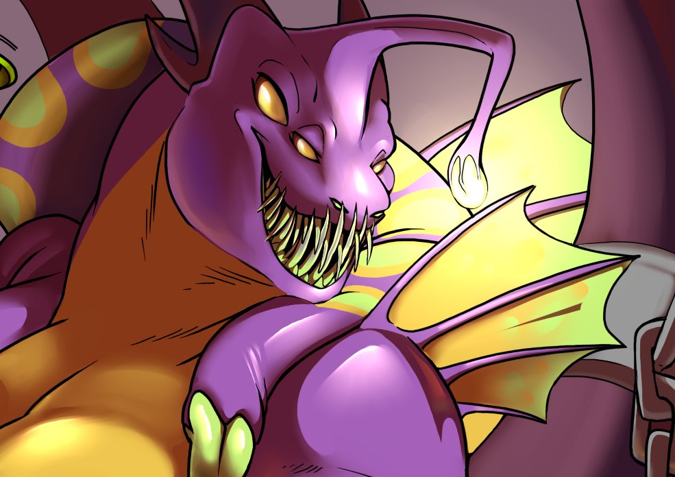 KaijuWaifu's tweet photo. You little ones always have to be taught the hard way not to compare bust sizes with the woman who chose you as her pet...

Finished commission for @NomConnoisseur~! https://t.co/z7utvyWFWb