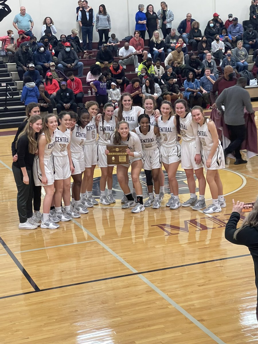 Central Magnet Lady Tigers defeat Maplewood to win the AAA district 10 tournament championship 46-26!!!! Congrats to Coach Bush and the girls on their first district tournament championship since 2015!!!! On to the region Friday at home!!!