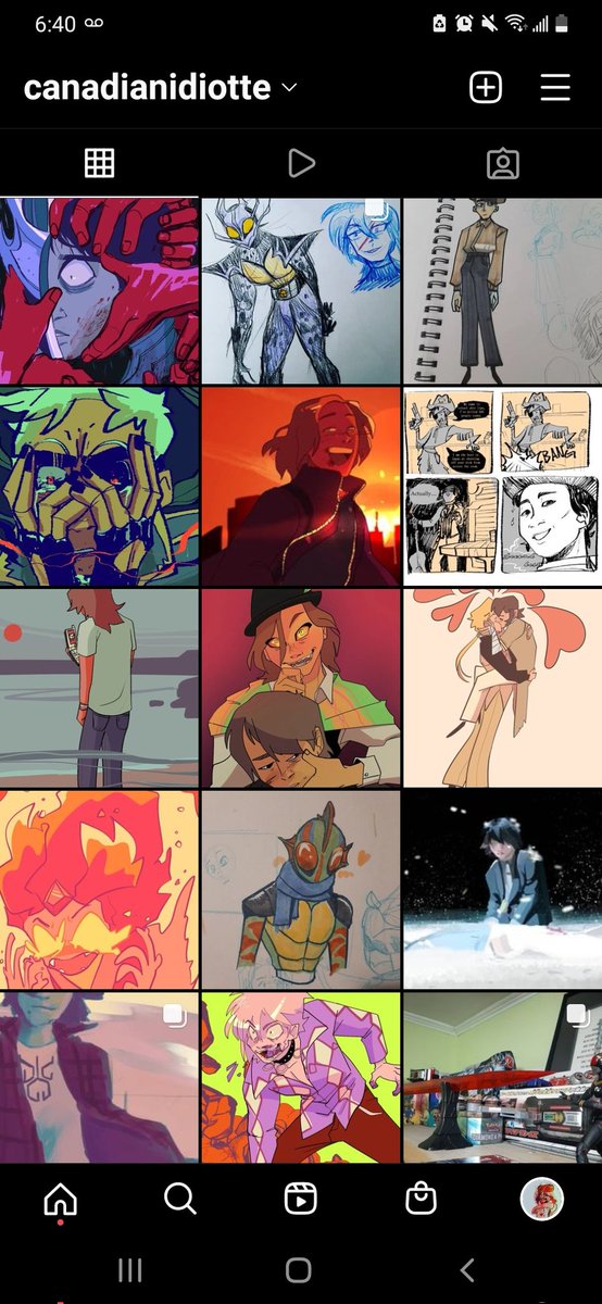 looked at my Instagram profile and I've even really having fun with colours recently wow 
