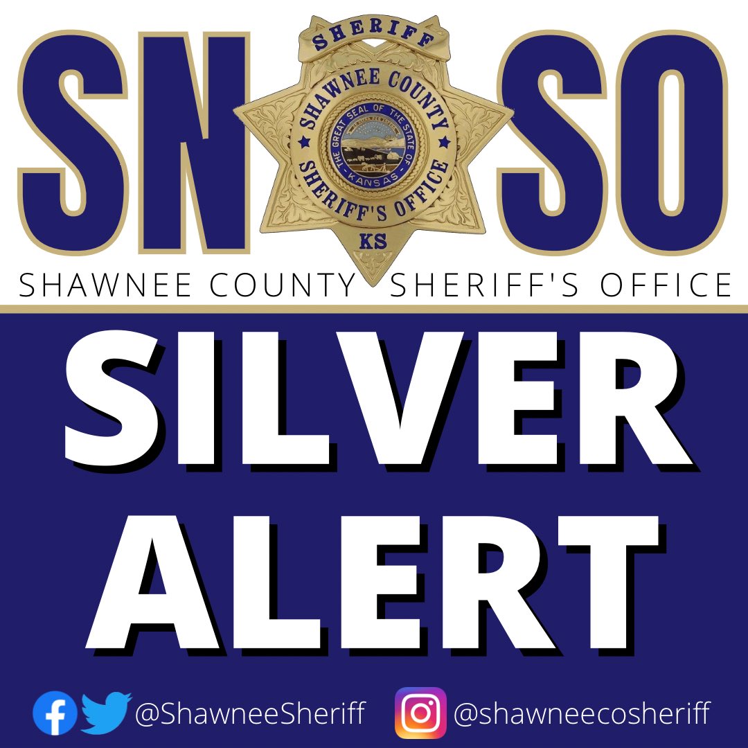 ShawneeSheriff's tweet image. Sheriff Brian C. Hill announces a Silver Alert has been issued for an 97-year-old male that was last seen in the 7200 block of SW Asbury Drive around 11:30 am this morning.
The Shawnee County Sheriff’s Office is attempting to locate Edward G. Schwerdt (97) of Topeka. Mr…