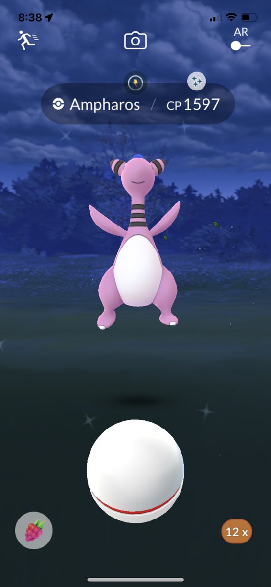 Strawbe54542302's tweet photo. OMG!!!! My Second Raid!! 😱 I LOVE YOU!! 🥳 @PokemonGoApp #gaming  🥰🥰😍 You Are Mine!! ✨✨ #PokemonGoRaid #ampharosraid 💜 #February2022 #PokemonGoRaids 💖🍓#SupportIsEverything 🍓 Thank You @pokegenieinfo 😄 https://t.co/m4QiFwnce0