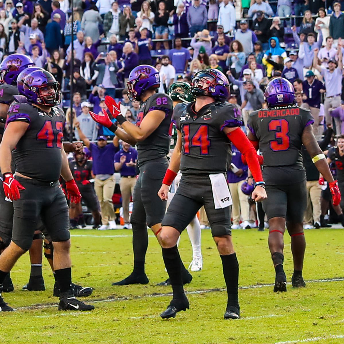 AnquanW1's tweet photo. After a great conversation with @joe_gillespi3 I am blessed to receive my 3rd d1 offer from Texas Christian University 🟣#GoFrogs @CoachBindel https://t.co/p6dbX2aJxH