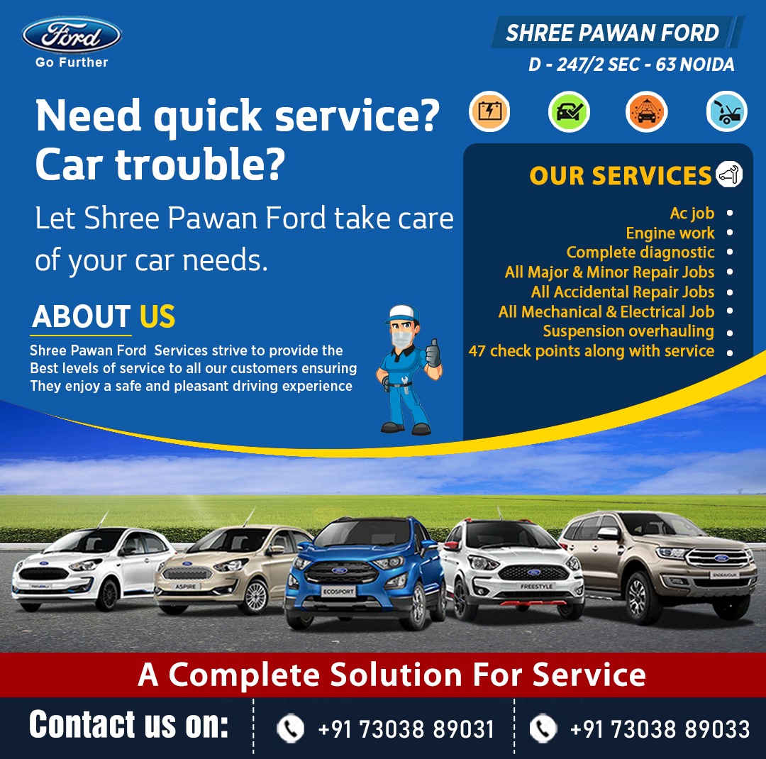 FordPawan's tweet image. Years will change, but our commitment will not. And we promise to be by your side whenever you need us. Book your #FordCar for better service &amp;amp; repair now. 
#FordWorkshop #ProfessionalCarService
.
#ShreePawanFord-
For services, call us:
📞 07303889031, 📞07303889033
.
#fordcare