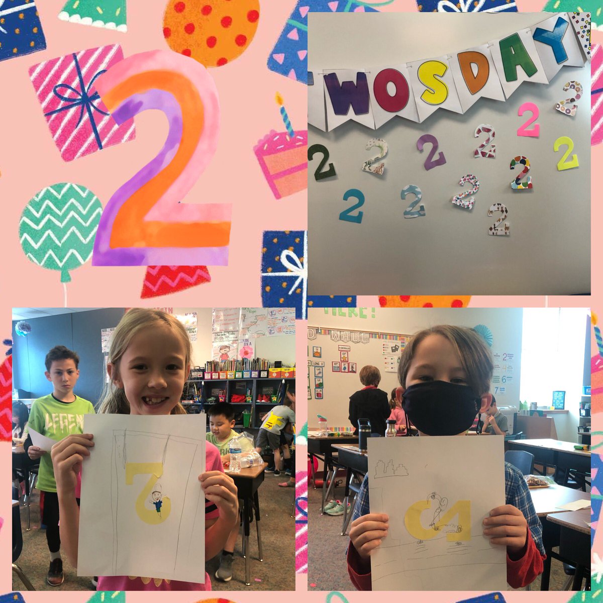 mrsleatherman2's tweet photo. We had SO much fun today celebrating Twos-day!! Tutus, ties, pigtails, twinning, double dice games, counting by twos, 22 years old wringing, and so many other fun things to celebrate 2-22-22 in 2nd grade😍✌️ #bpecats @BPEWildcats https://t.co/Dy1jNkvFfJ