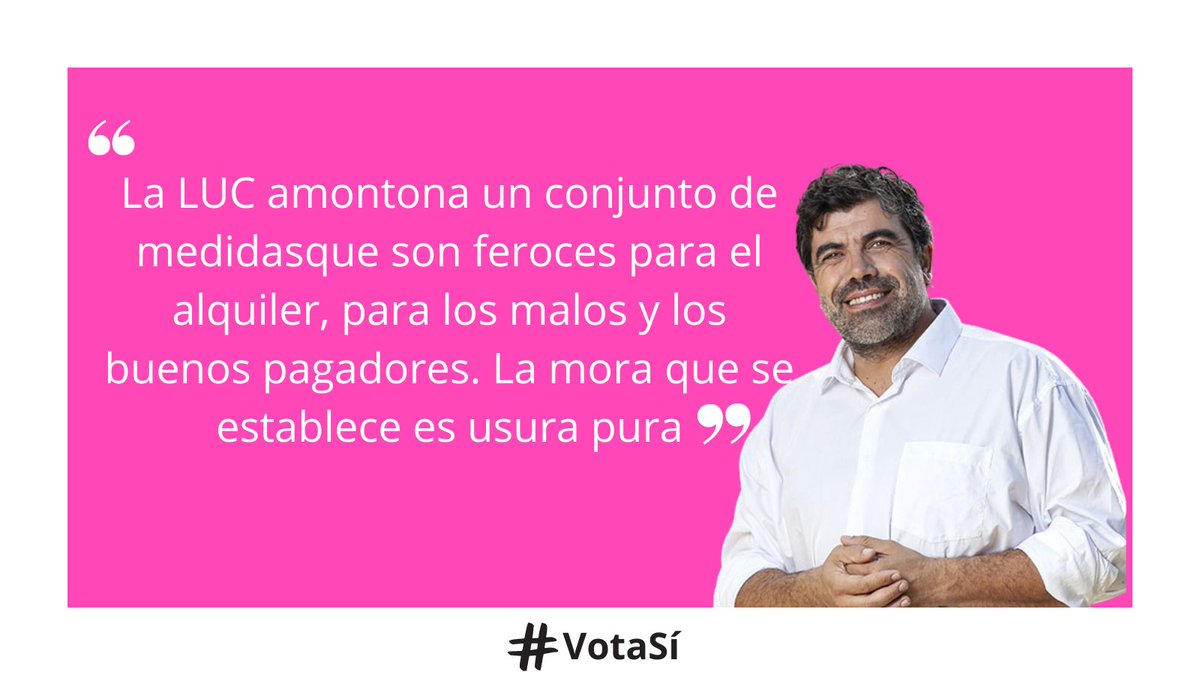 SaraJustoPS's tweet photo. La mora en el alquiler es usura pura. El incremento es de un 60 % sobre la deuda. #DebateLUC #VotaSi #VotoSi #Luc #VotáSí #VotáSíUy #EnDefensaPropia #SíALasCosasClaras #LasCosasClaras #SocialistasporelSI #debate @Oandradelallana https://t.co/JqR89jtlap