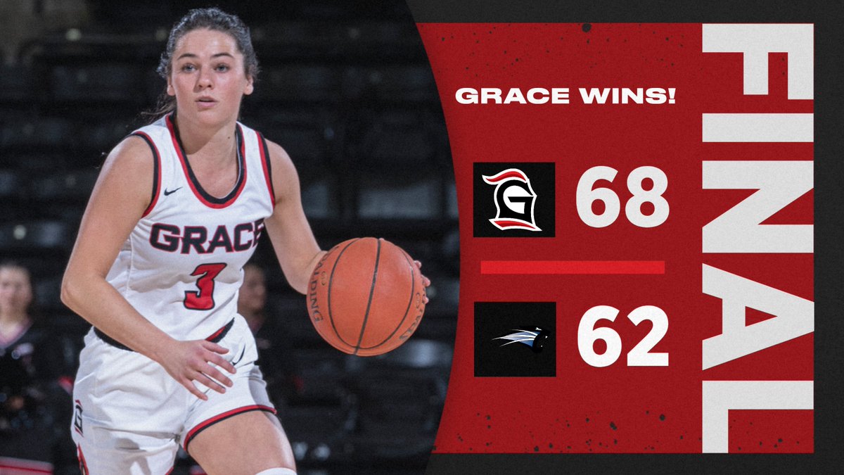 💪 UPSET SECURED!! 😤
<a href="/gracecollegewbb/">Grace Women’s Basketball</a> takes down USF in the CL quarterfinals in a gutsy performance! Lady Lancers will play at IWU in the semifinals on Friday!

#LancerUp