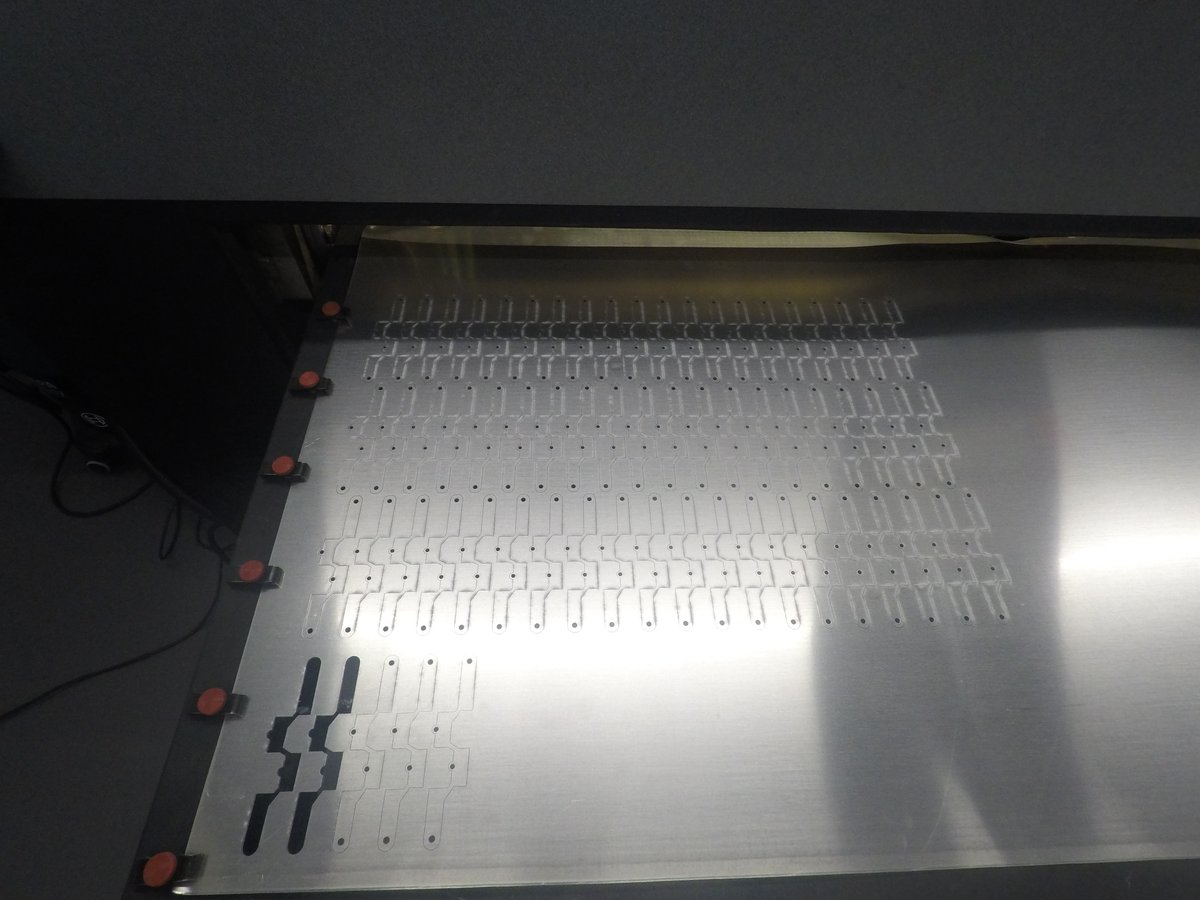 PurdueBechtel's tweet photo. @PElectricRacing team manufactured battery bus bars out of aluminium sheet using the @3dfablight  laser cutter. Additionally, they also manufactured a battery bar spacer out of acrylic sheet on the @TrotecUSA laser cutter.

Follow us to stay updated on projects. https://t.co/8CZPbvrS6r