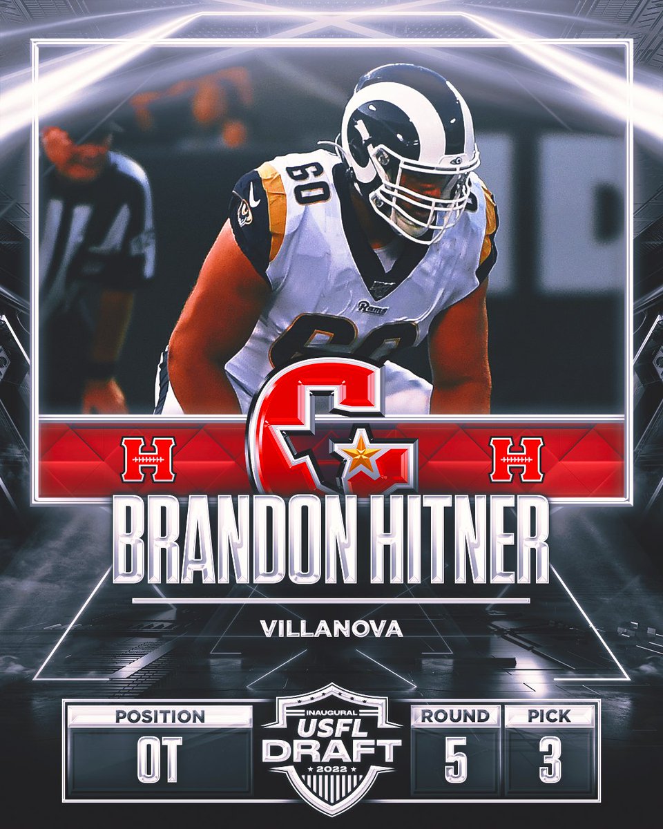 Brandon Hitner ➡️ H-TOWN 🎰

#AllIn | #USFLDraft