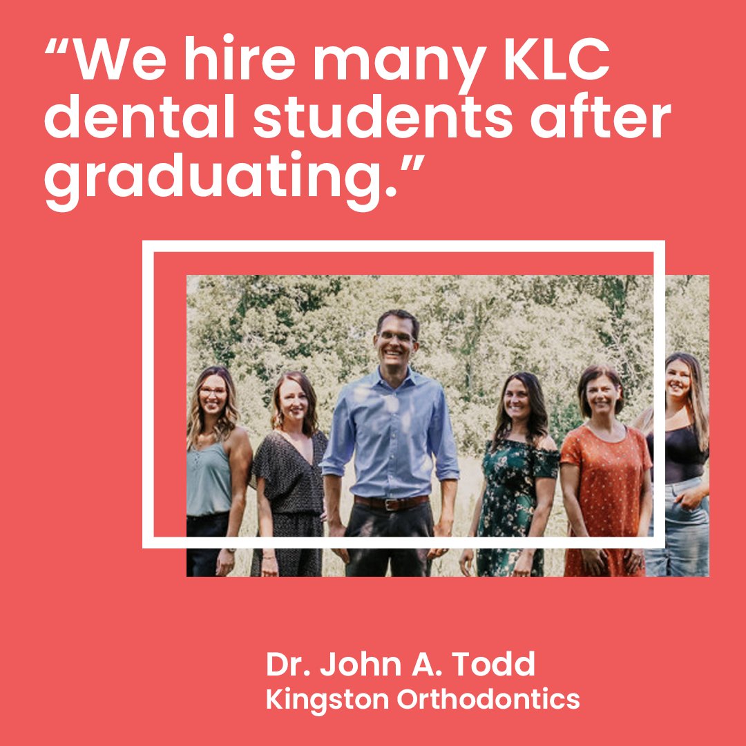 klccollege's tweet photo. Don't take our word for it - take Kingston Orthodontics' Dr. Todd's!

"We have been very happy with the quality of KLC students. Our office has had several students come from the KLC dental assisting program."

Explore our IODA program: https://t.co/JRo5QE1lEo https://t.co/MaIkj21JPZ
