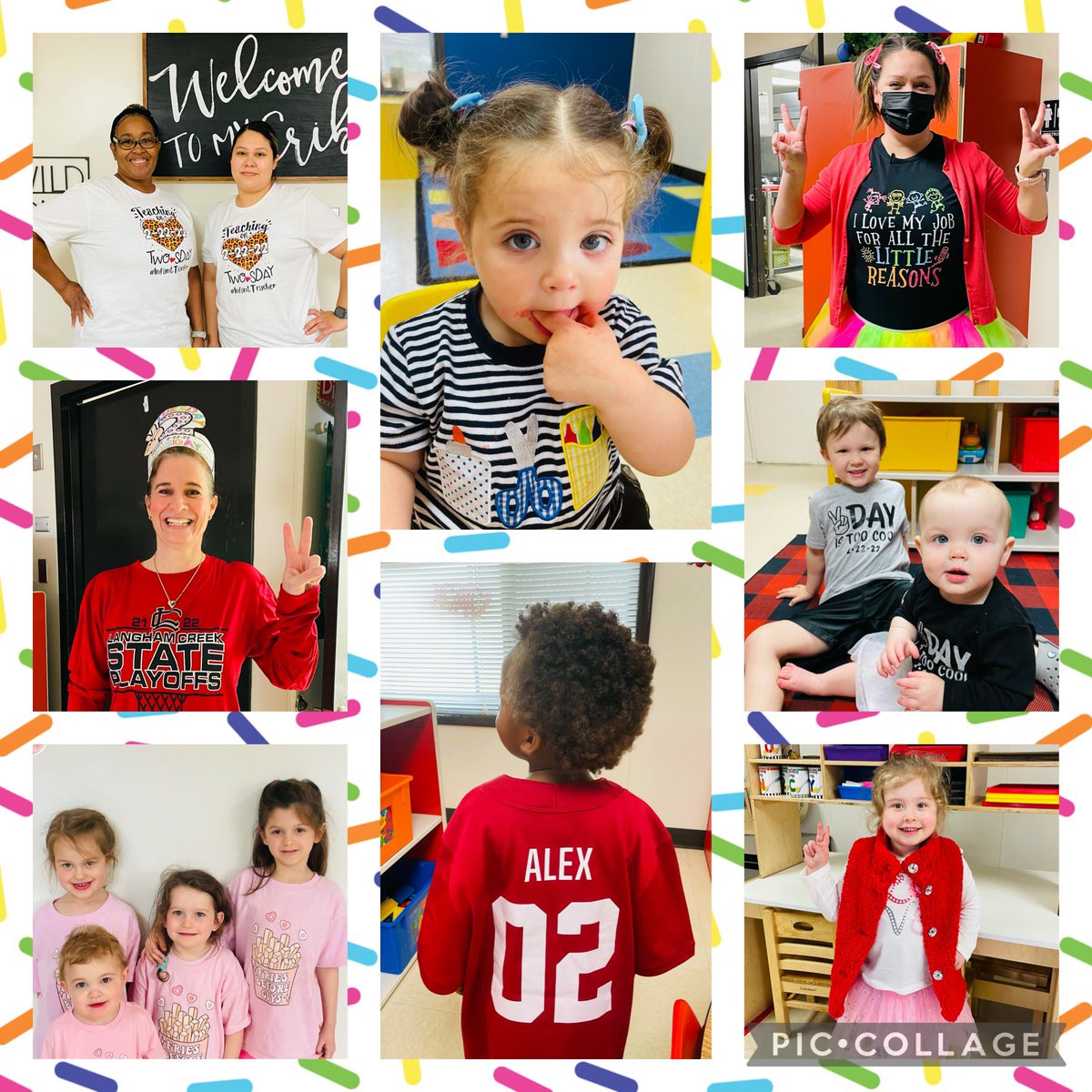 CFISDELC2's tweet photo. Happy TWOSDAY from ELC 2! #TeachingOnTwosday #Unforgetable #TwoCool @CFISDELCS https://t.co/C8exv17ySq