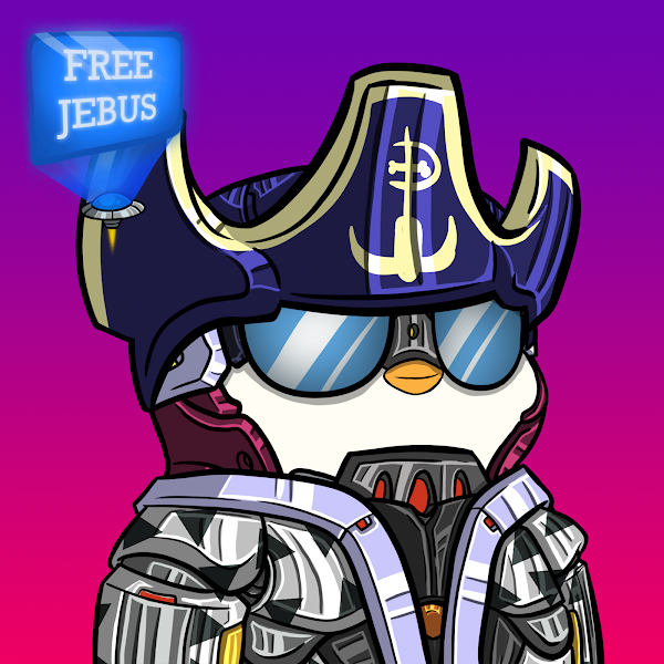 KamiPengu's tweet photo. @Dewe1L1u @BigLeagueRock @Mecha_Penguins @0x_Vinyl Pirates FTW https://t.co/NslwcXnxE5