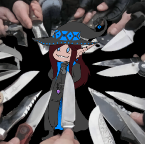 SkullySamm's tweet photo. Shit post of the everyday life of the cursed merchant Azure Nightingale. https://t.co/4kQzdhgRnL