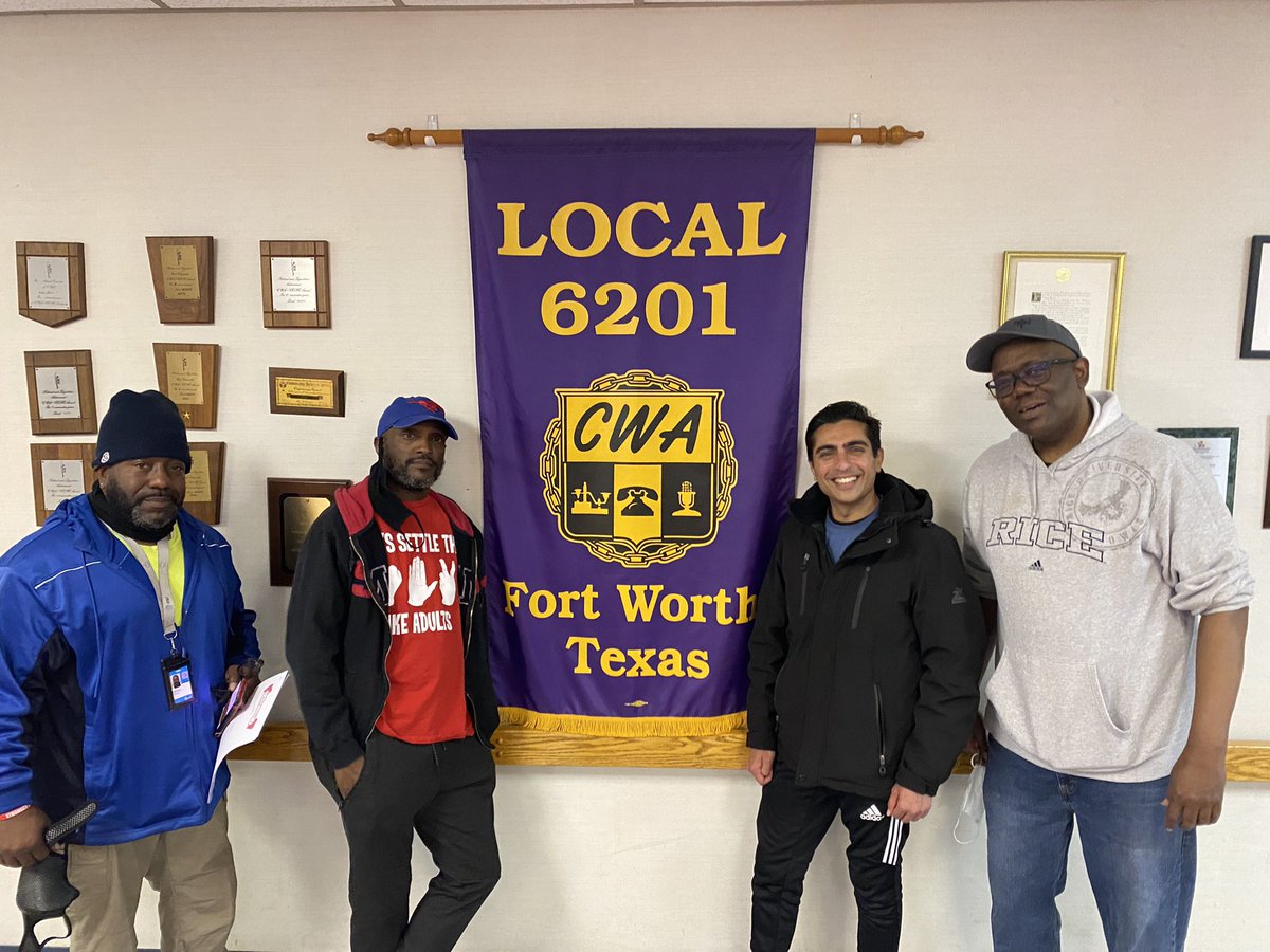 SalmanBhojaniTX's tweet photo. Honored to have the official endorsement and support of CWA 6201! Ready to fight for labor and unions when I get to Austin. Welcome to #TeamBhojanj!

#BhojaniForTexas #HD92 #Flip92 https://t.co/3RijxorIO8