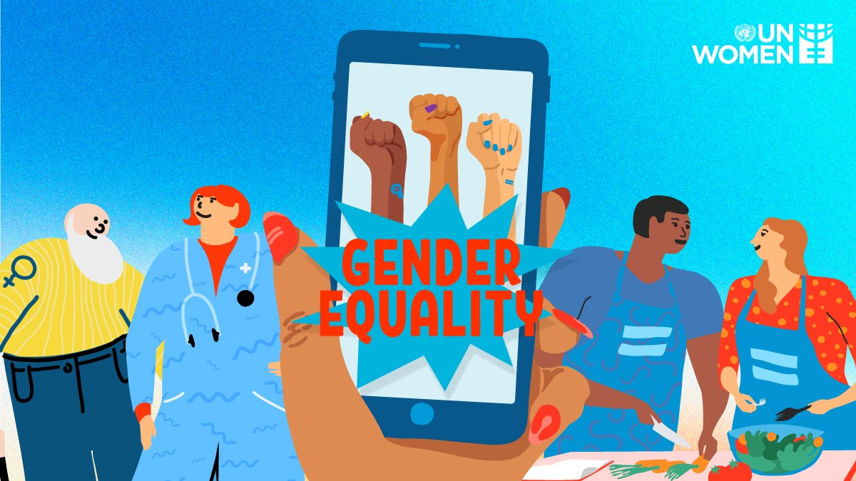 UN_Women's tweet photo. Check out some of the best ways to support gender equality during the pandemic both at home and around the world - without leaving your couch!

👉 https://t.co/htH5m8fB61 https://t.co/pJuhUDmQO0