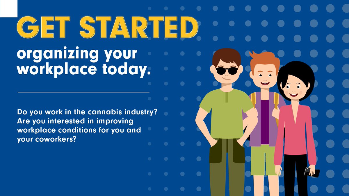 Do you work in the cannabis industry?  Are you interested in improving workplace conditions for you and your coworkers?  Click the link for more information on unionizing, the benefits, and how to get started today!
bit.ly/3Ifwn7I
