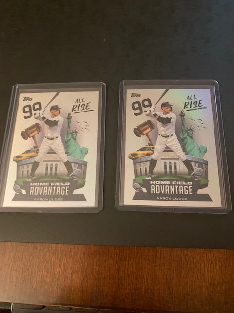 tooly_22's tweet image. Found the last two 2022 Topps Hangers in my area, so I grabbed them.  Both boxes had almost the same collation which is never good news......up until today @CardPurchaser !  #AllRise #Topps2022 #TheHobby #Topps #HomeFieldAdvantage