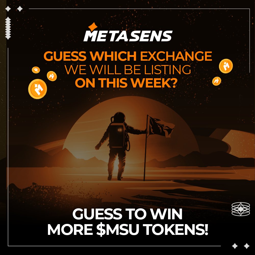 metasens's tweet photo. 1/3
We had a blast this week with our giveaway, and a huge THANK YOU to everyone who joined! 😉 The fun doesn't end there; we have ANOTHER activity for you now! 😍 GUESS TO WIN 150 $MSU TOKEN!

#countdown #sneakpeek #giveaway #gamefi #blockchain #playtoearn #NFT #NFTs #Crypto https://t.co/zw5xbbLYjL