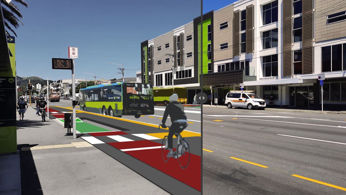 WgtnCC's tweet photo. We are preparing our streets for the future. Project information, including designs, is now live for upgrades to two of Wellington’s critical suburb-to-city connections. 
 
https://t.co/aR7lDXSSQB   

#OurWellington #TōTātouPōneke https://t.co/wosCVlW5fN