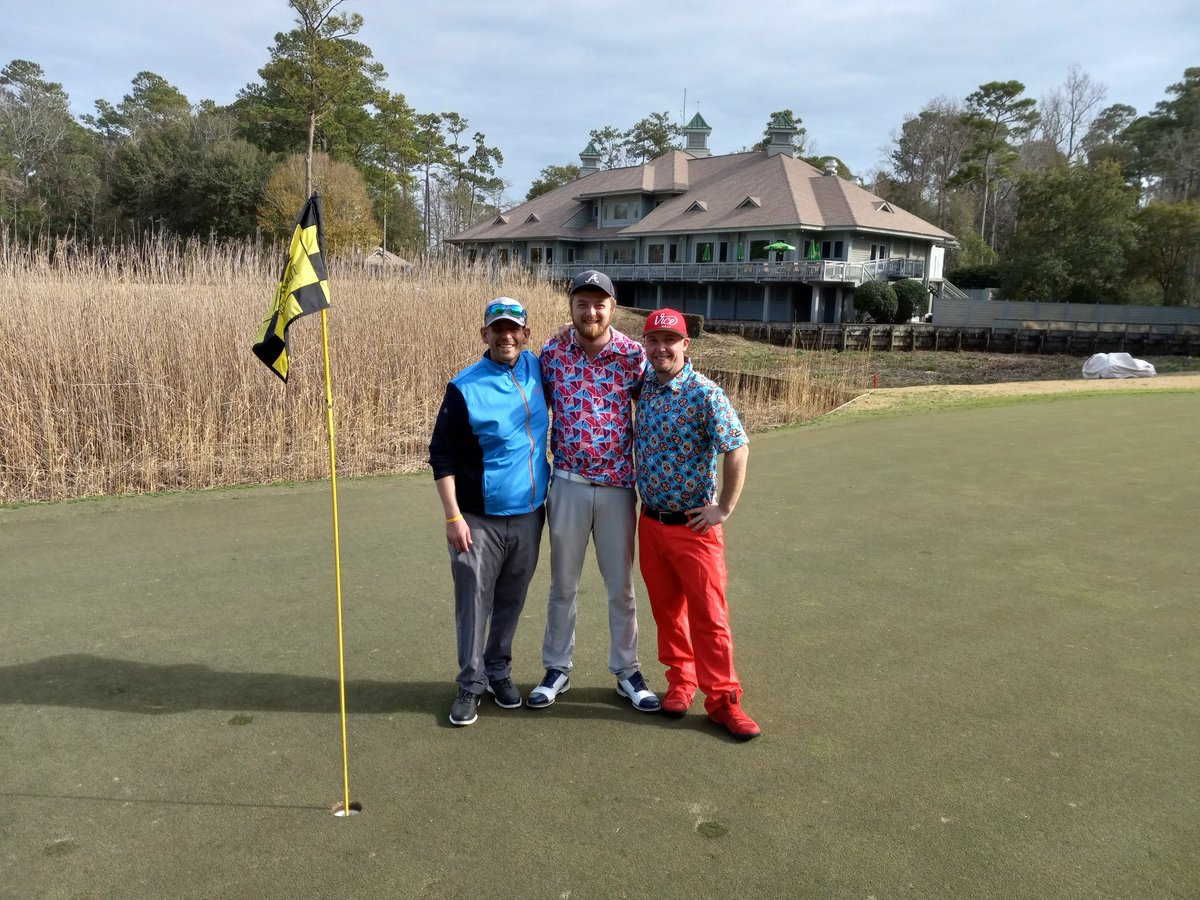 Ben our Golf pro holed it for an ace today on our quick 2 day trip to SC. Fun times and a big bar tab! <a href="/Acumengolf/">Mike Hatch</a> fun times!