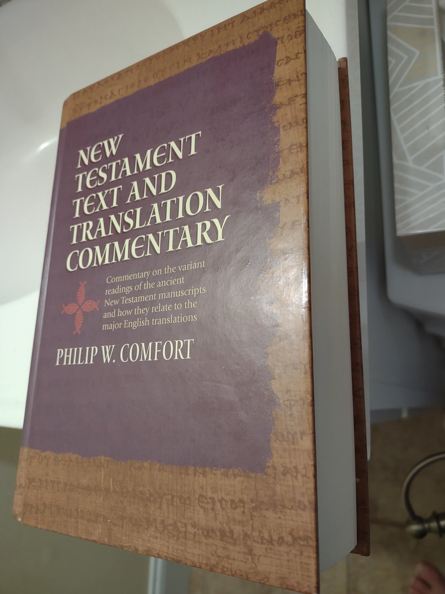 ChuckGrantham's tweet photo. There's debate about the importance of #textualvariants in the #newtestament, with 5800+ handwritten Greek manuscripts alone, there are many differences.
Here's a guide to variants & translation differences, which I think of as "Why you only read the King James as literature" https://t.co/bDCZpUZr19